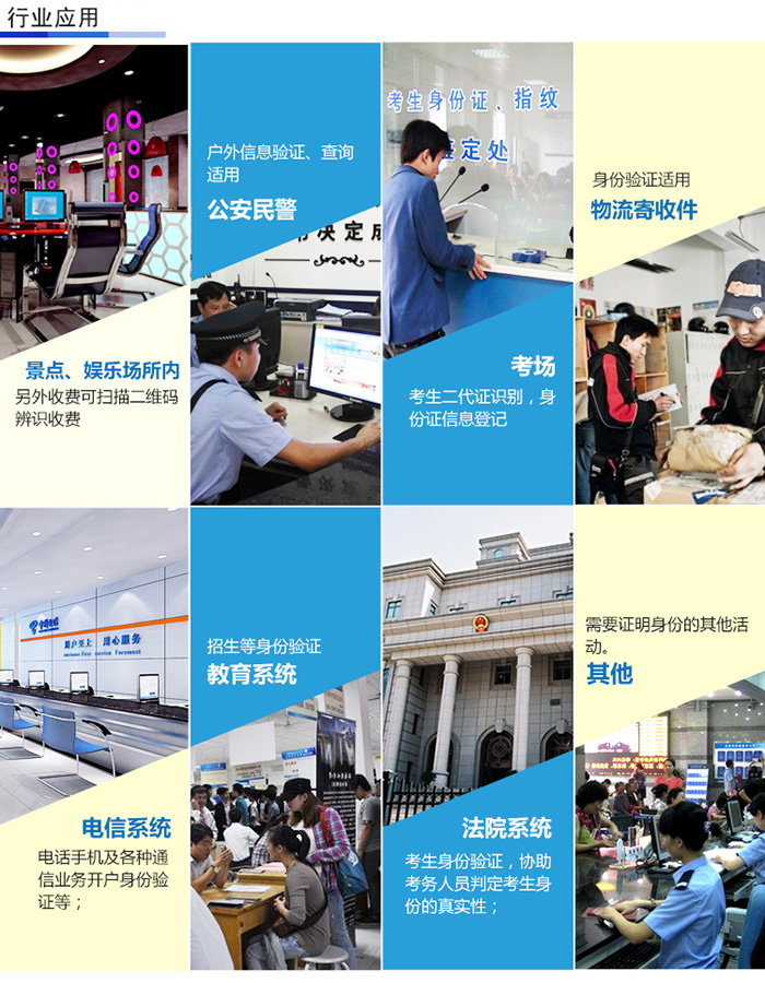神思SS628-100X聯機型第二代居民身份證閱讀器行業(yè)應用